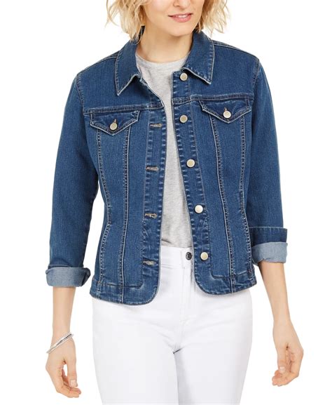 lightweight petite denim jacket.